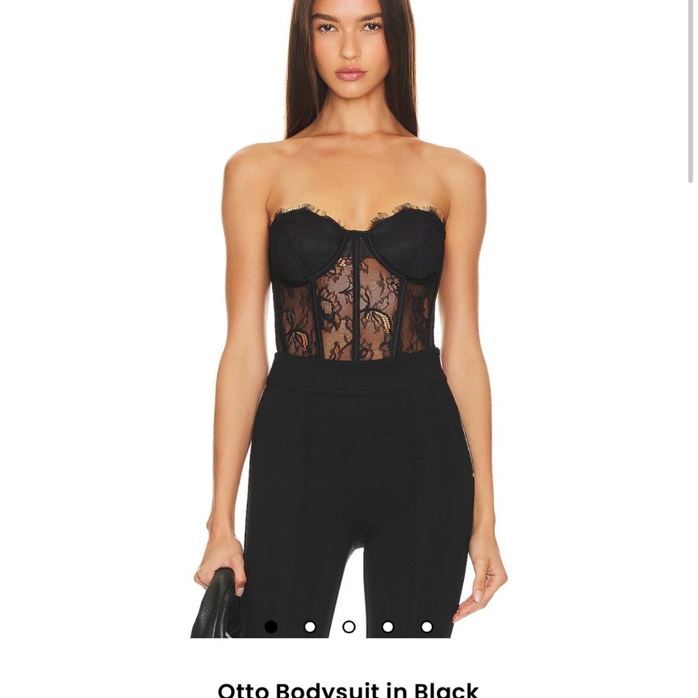 Retrofete Otto Black Bodysuit
